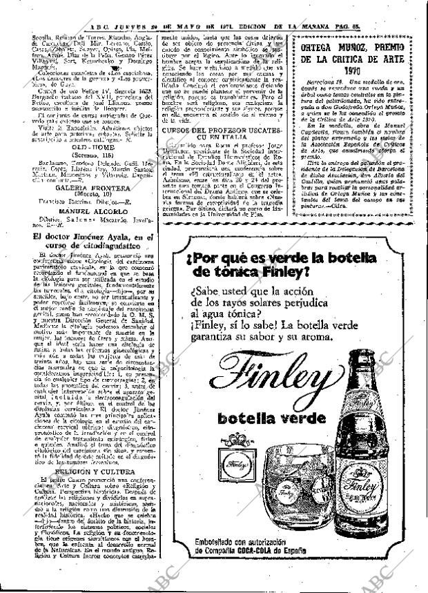 ABC MADRID 20-05-1971 página 65