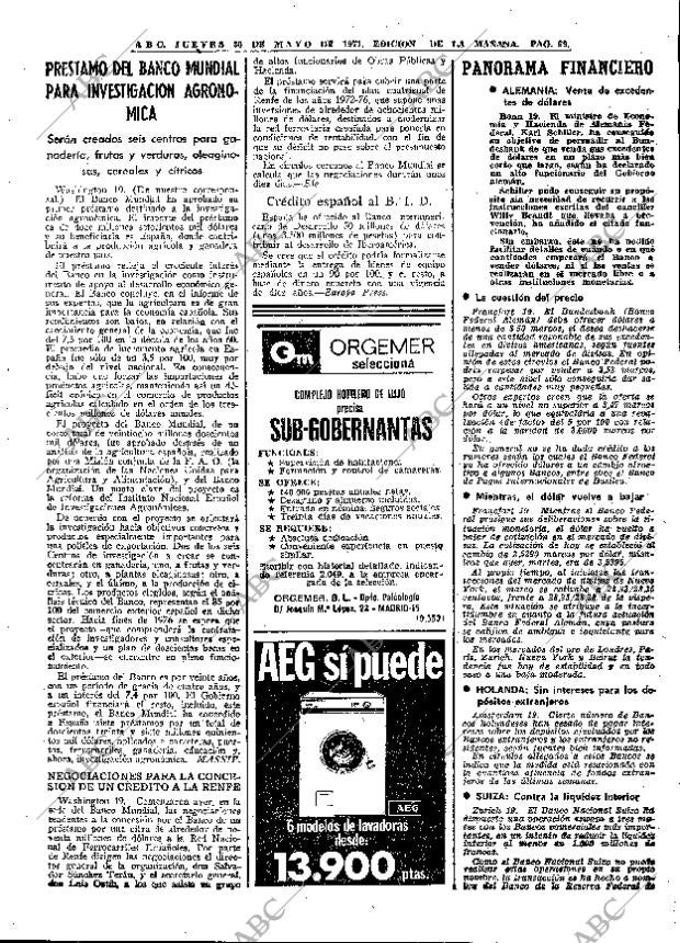 ABC MADRID 20-05-1971 página 69