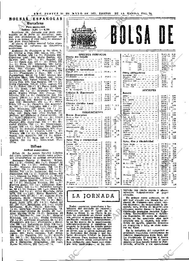 ABC MADRID 20-05-1971 página 74