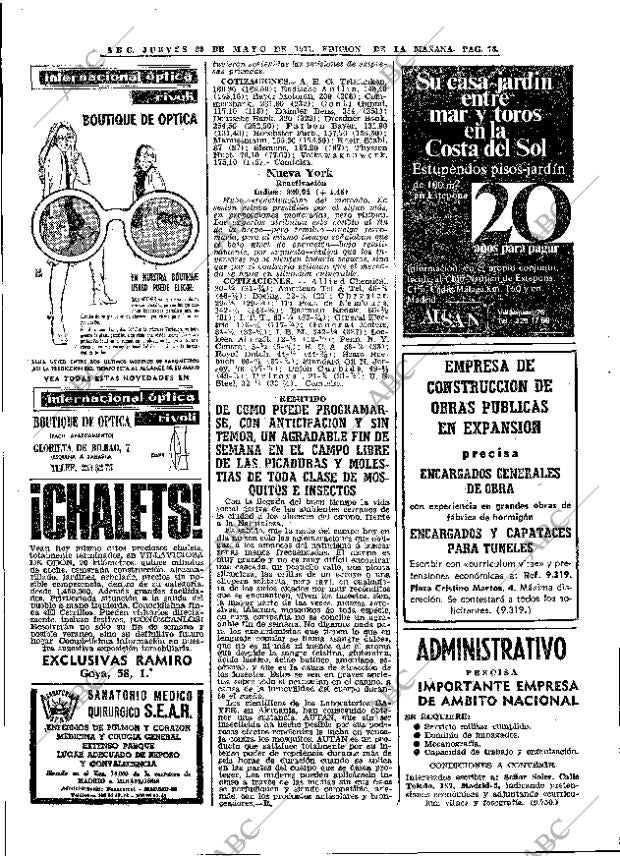 ABC MADRID 20-05-1971 página 76