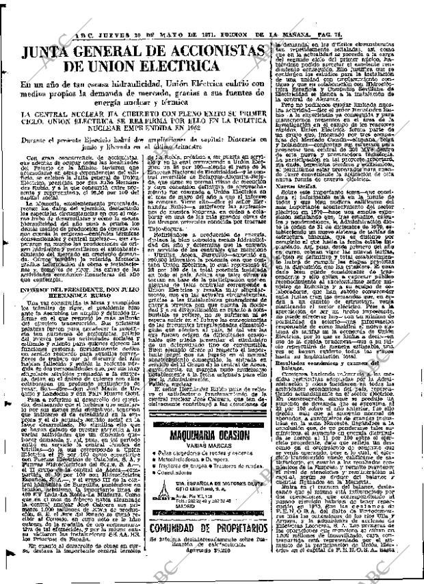 ABC MADRID 20-05-1971 página 78
