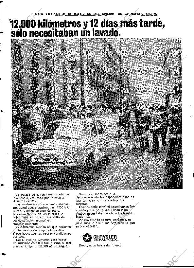 ABC MADRID 20-05-1971 página 80