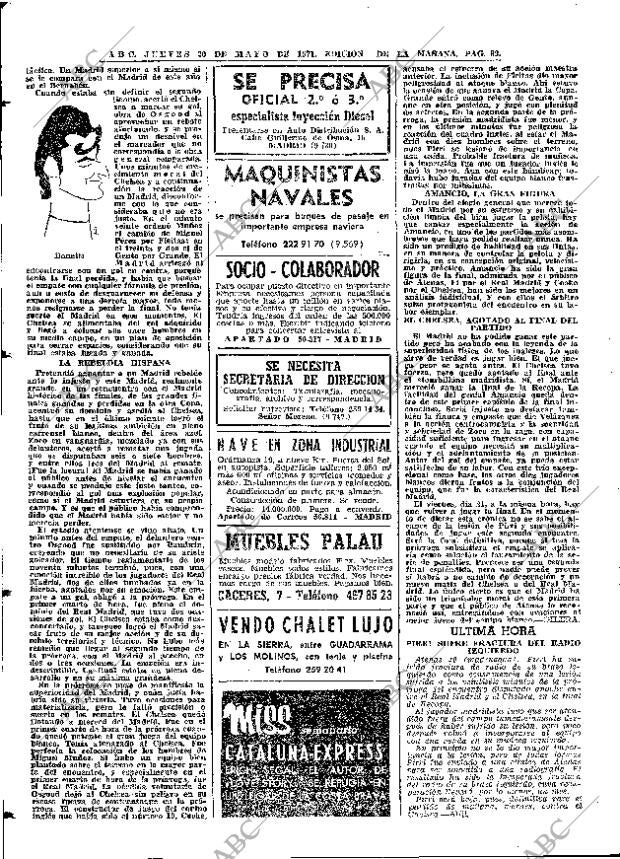 ABC MADRID 20-05-1971 página 82