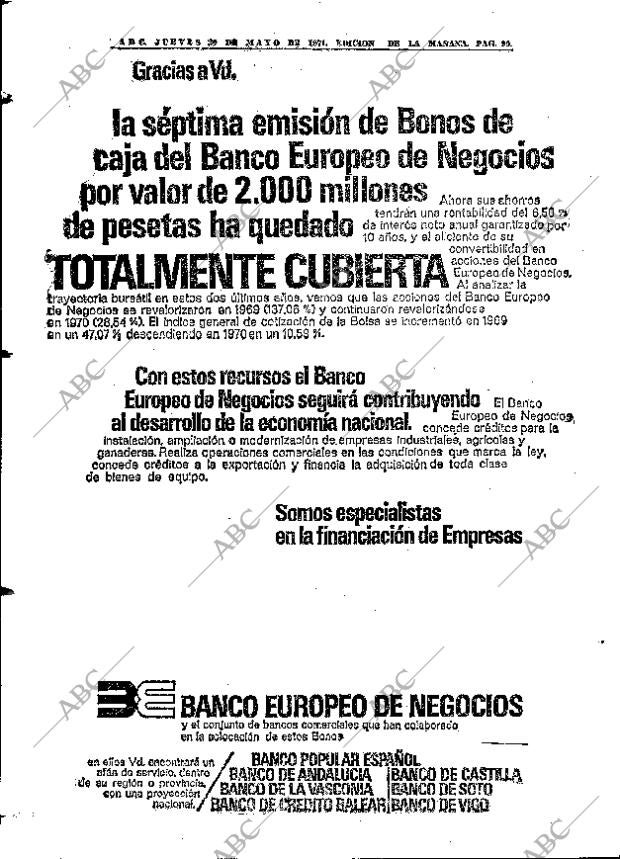 ABC MADRID 20-05-1971 página 90