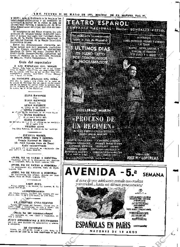 ABC MADRID 20-05-1971 página 97