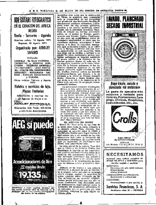 ABC SEVILLA 21-05-1971 página 36