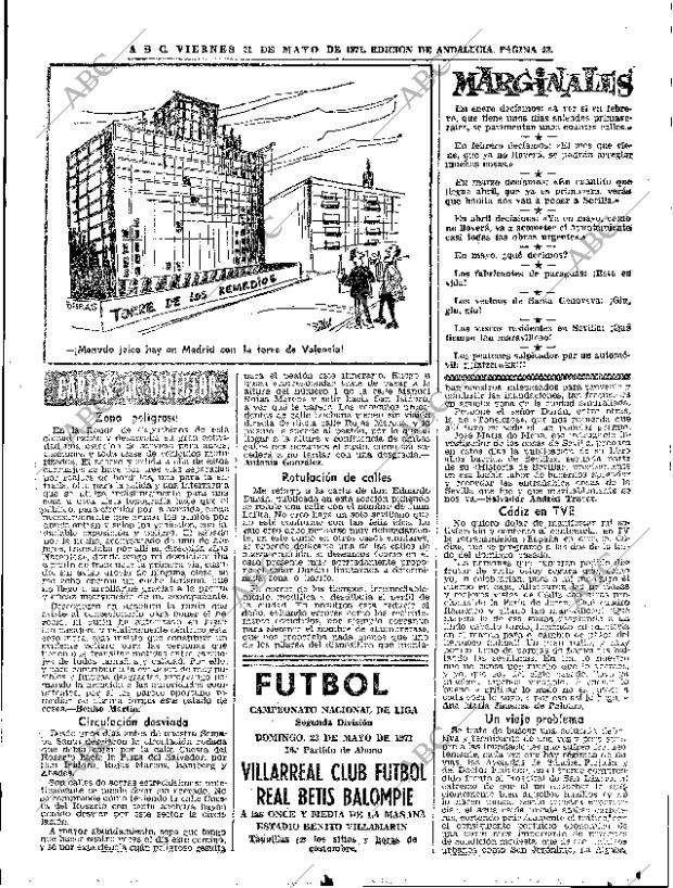 ABC SEVILLA 21-05-1971 página 43