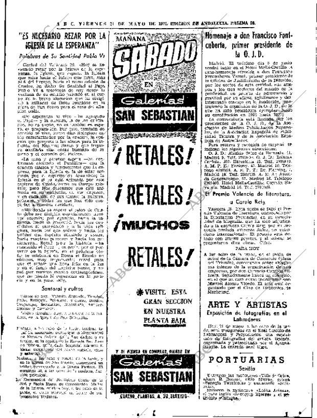 ABC SEVILLA 21-05-1971 página 53