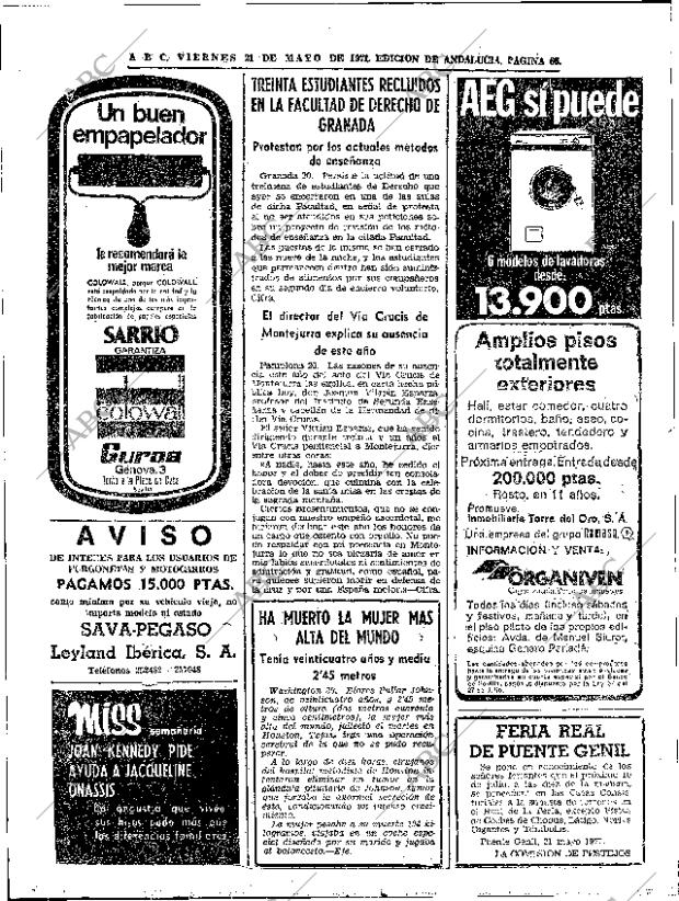 ABC SEVILLA 21-05-1971 página 66