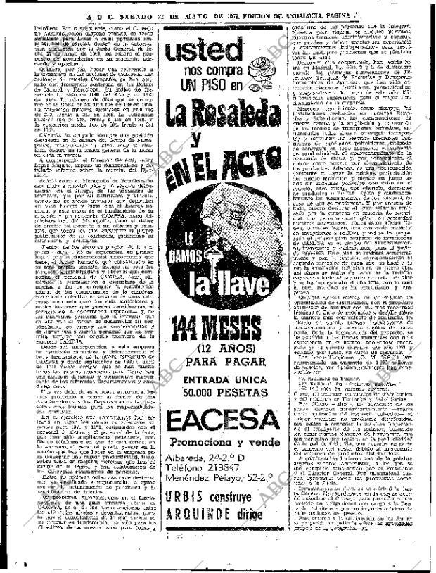 ABC SEVILLA 22-05-1971 página 60