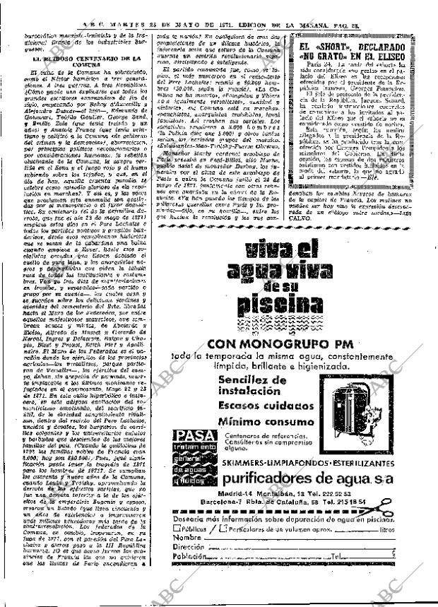 ABC MADRID 25-05-1971 página 28