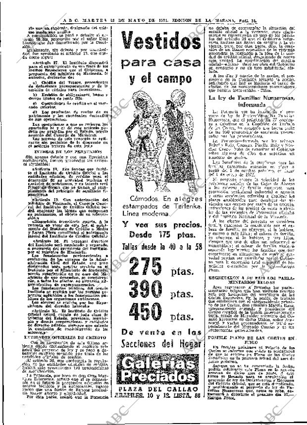 ABC MADRID 25-05-1971 página 34