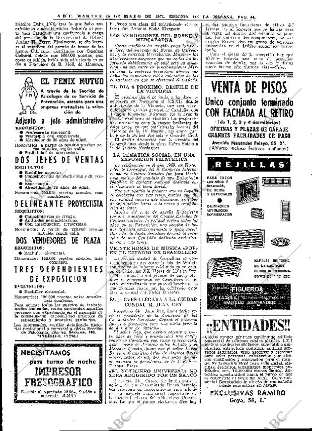 ABC MADRID 25-05-1971 página 46