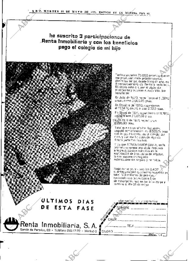 ABC MADRID 25-05-1971 página 82