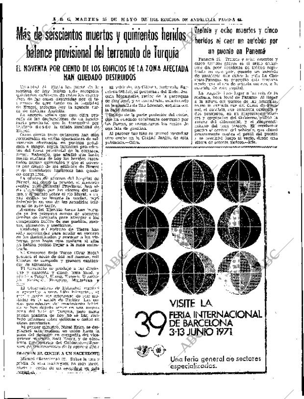 ABC SEVILLA 25-05-1971 página 43