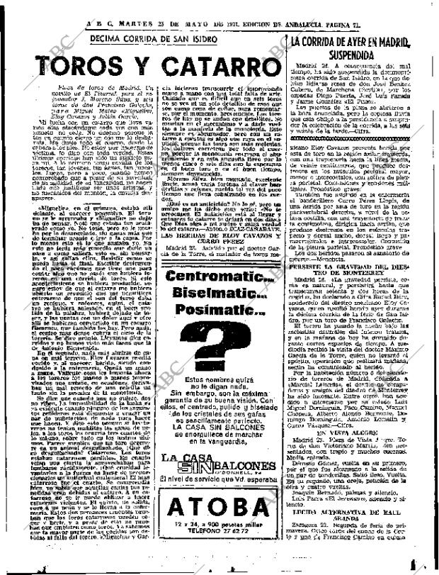 ABC SEVILLA 25-05-1971 página 71