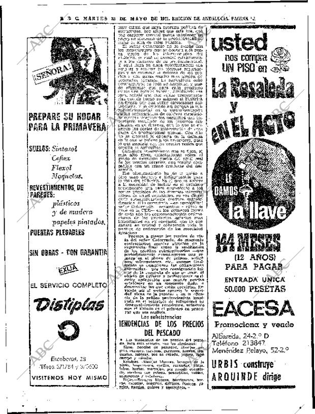 ABC SEVILLA 25-05-1971 página 88