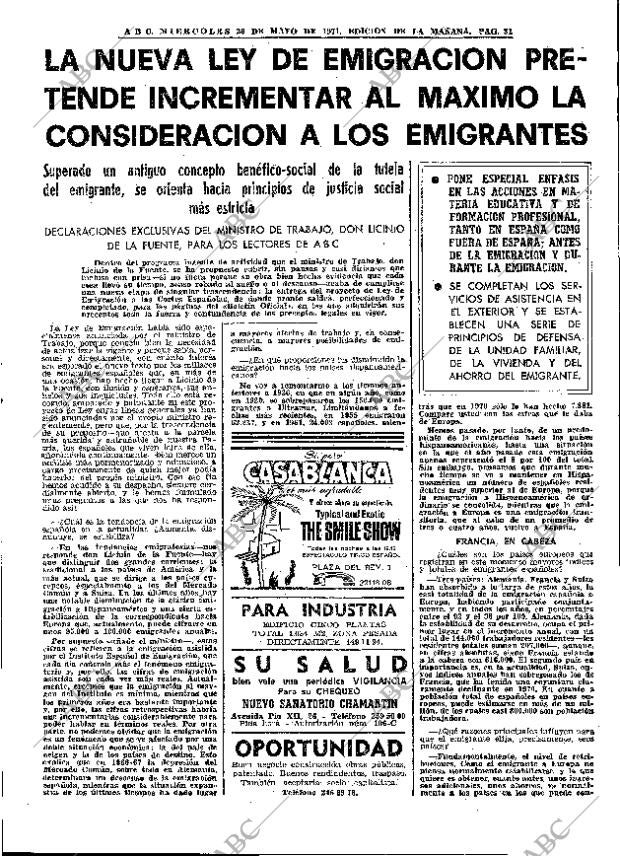 ABC MADRID 26-05-1971 página 31