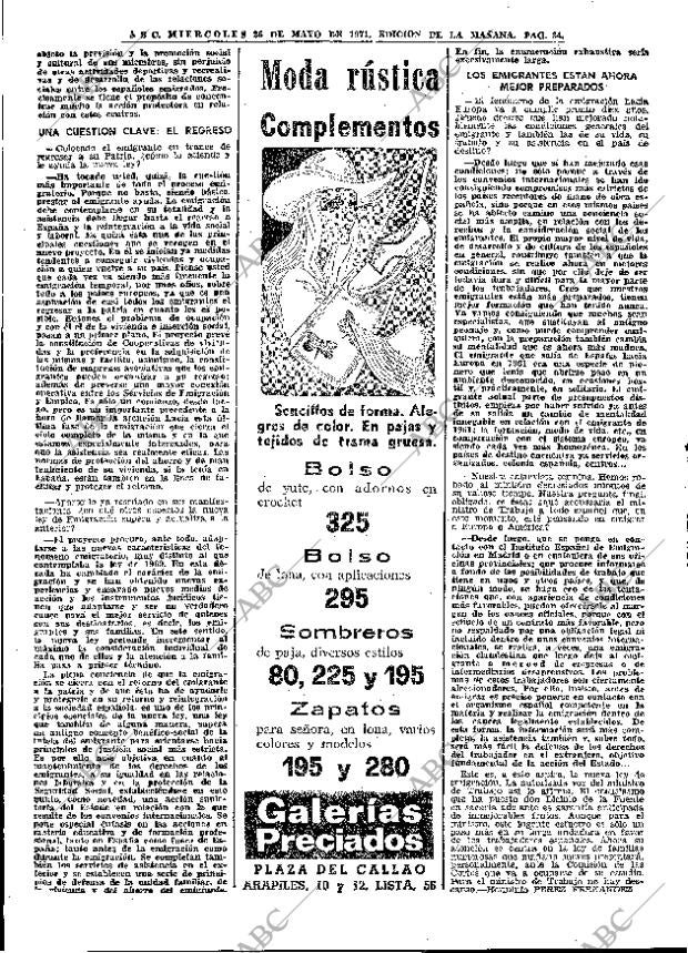 ABC MADRID 26-05-1971 página 34