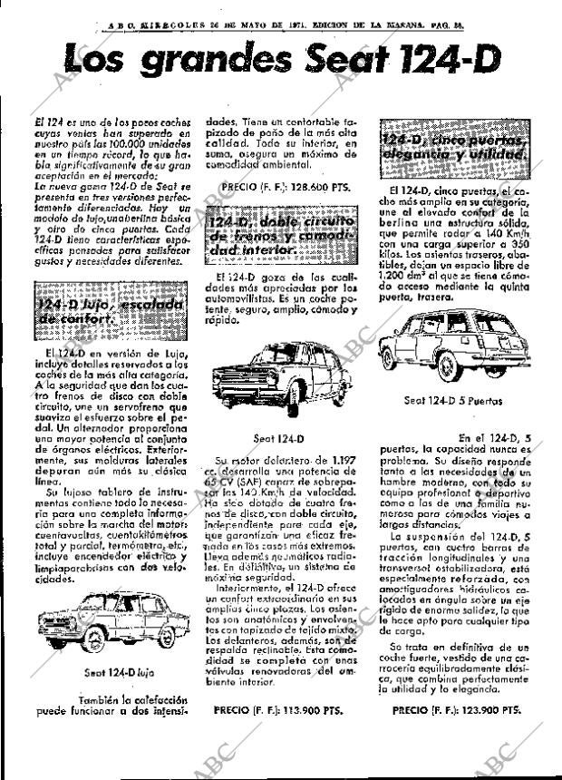 ABC MADRID 26-05-1971 página 38