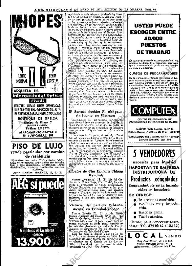 ABC MADRID 26-05-1971 página 40