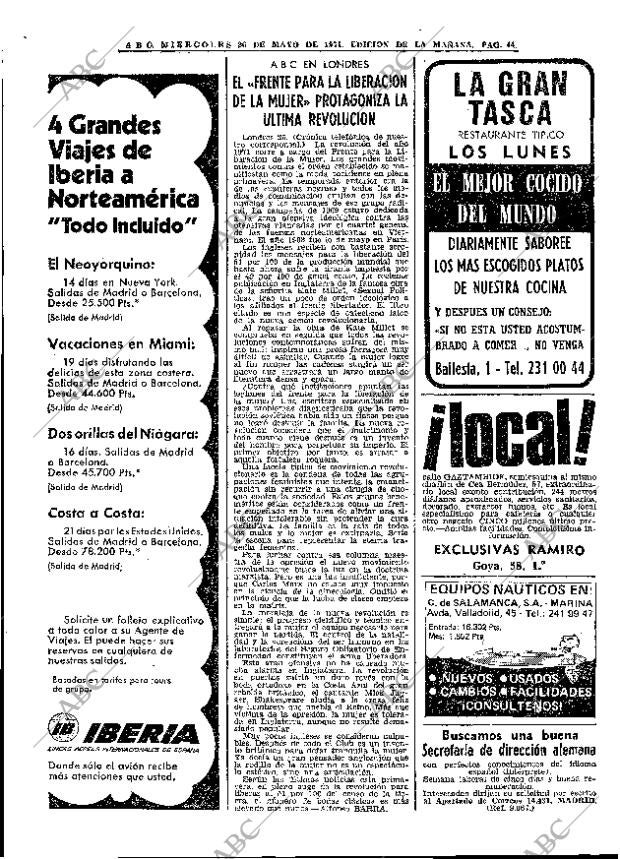 ABC MADRID 26-05-1971 página 44