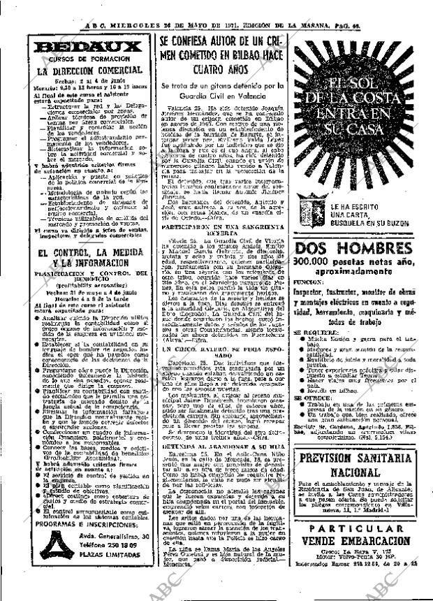 ABC MADRID 26-05-1971 página 46