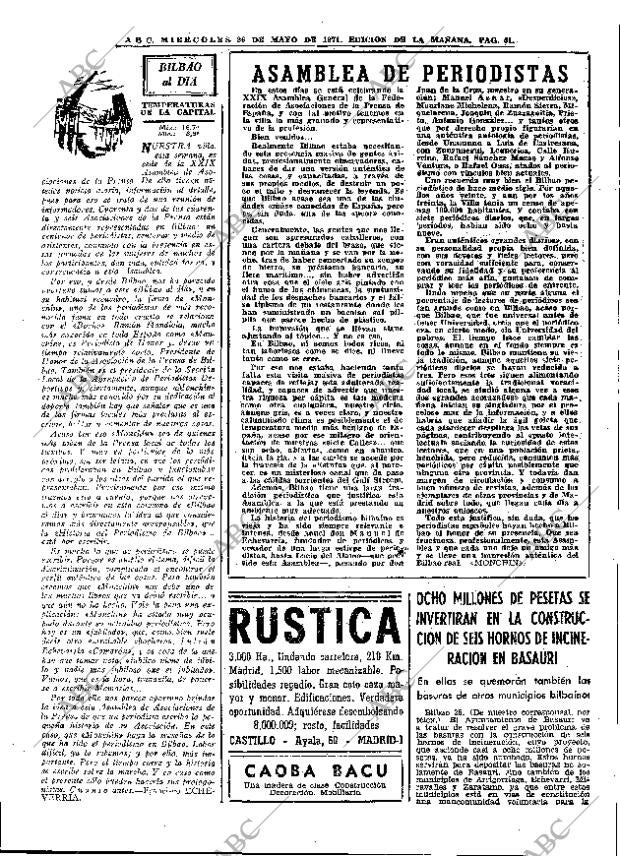 ABC MADRID 26-05-1971 página 51