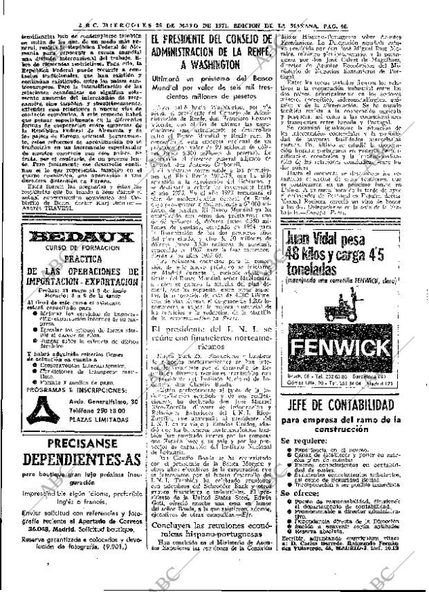 ABC MADRID 26-05-1971 página 66