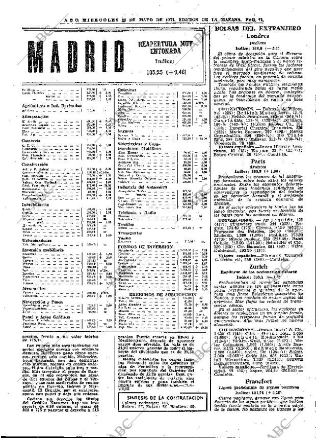 ABC MADRID 26-05-1971 página 71