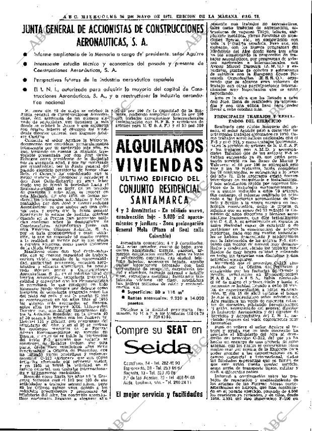 ABC MADRID 26-05-1971 página 73