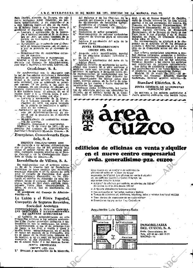 ABC MADRID 26-05-1971 página 77