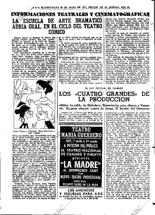 ABC MADRID 26-05-1971 página 91