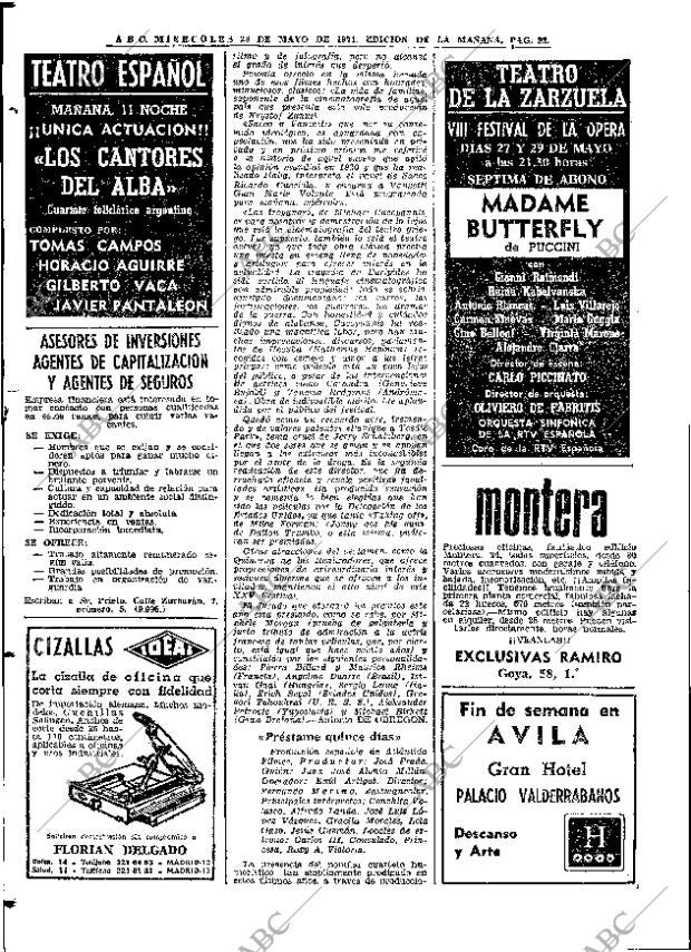 ABC MADRID 26-05-1971 página 92