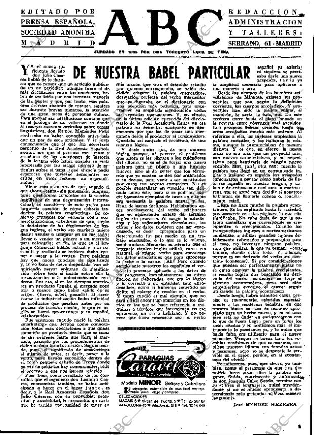 ABC MADRID 28-05-1971 página 3