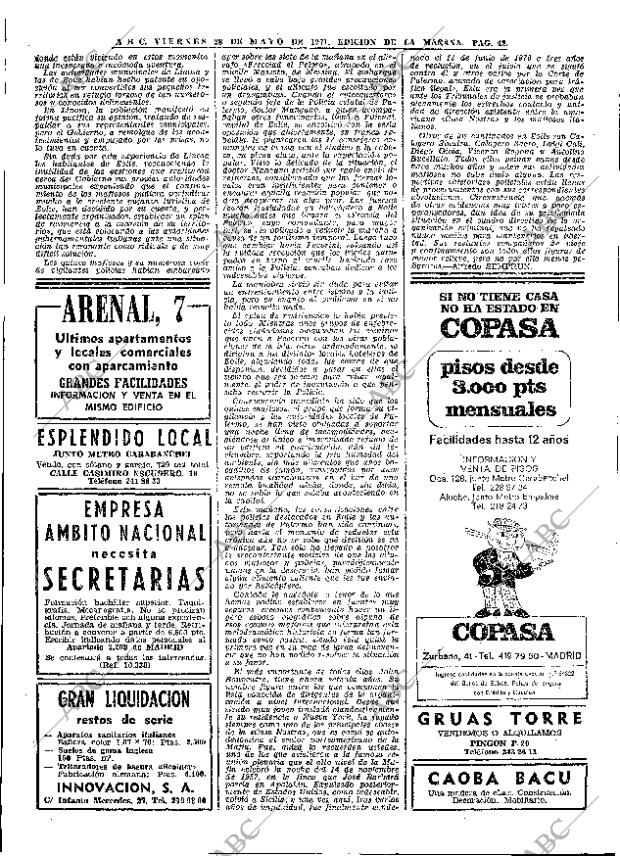 ABC MADRID 28-05-1971 página 42