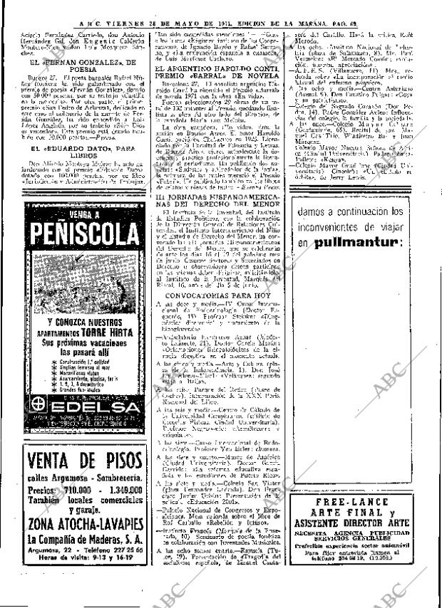 ABC MADRID 28-05-1971 página 62