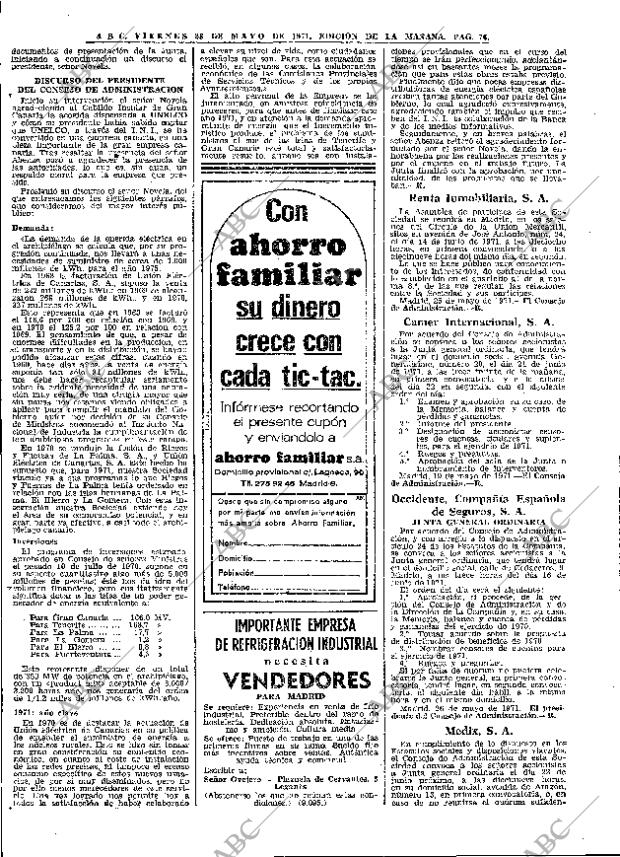 ABC MADRID 28-05-1971 página 76