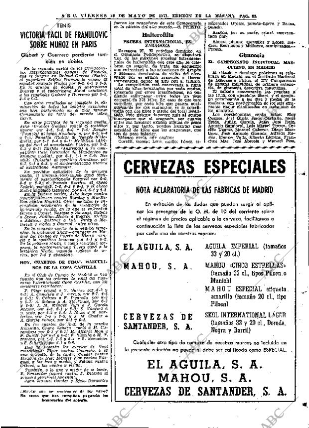 ABC MADRID 28-05-1971 página 85