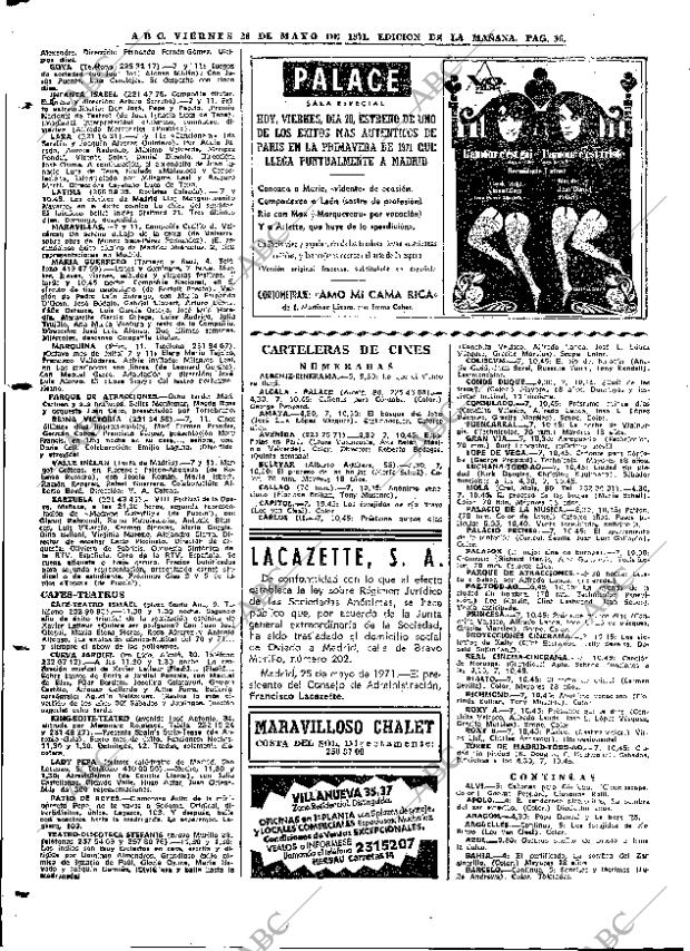 ABC MADRID 28-05-1971 página 96