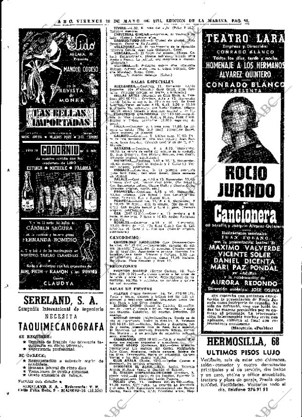 ABC MADRID 28-05-1971 página 98