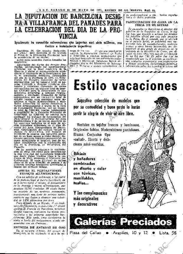 ABC MADRID 29-05-1971 página 53