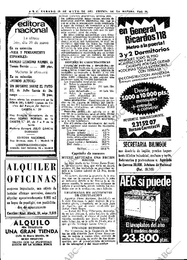 ABC MADRID 29-05-1971 página 58