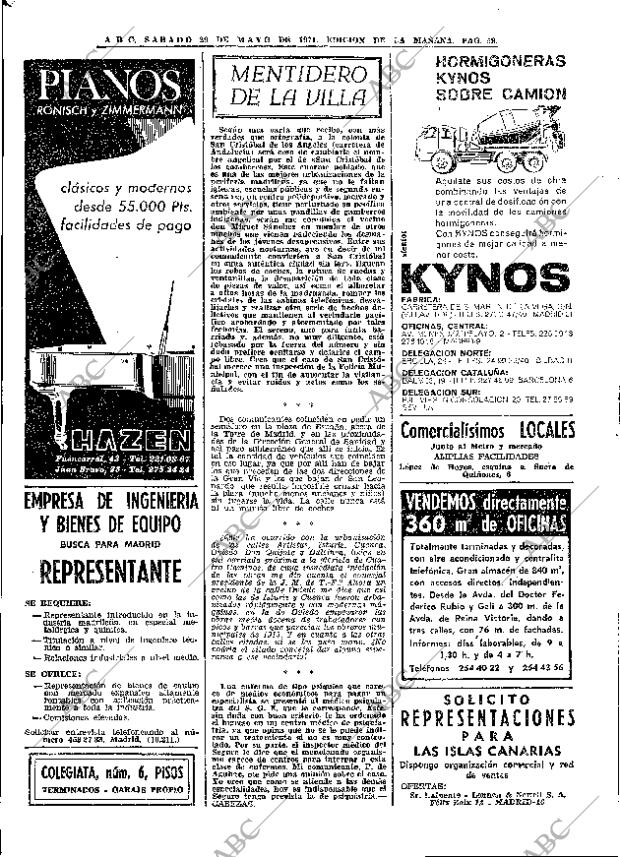 ABC MADRID 29-05-1971 página 60