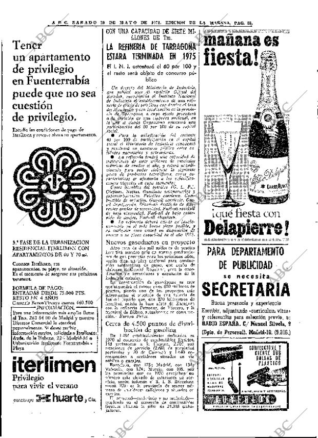 ABC MADRID 29-05-1971 página 70