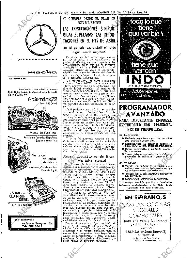 ABC MADRID 29-05-1971 página 72