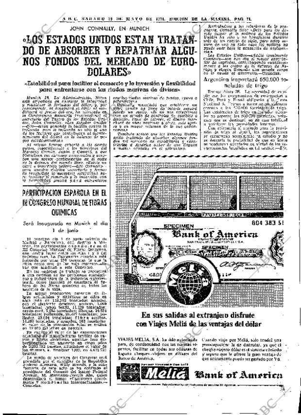 ABC MADRID 29-05-1971 página 73