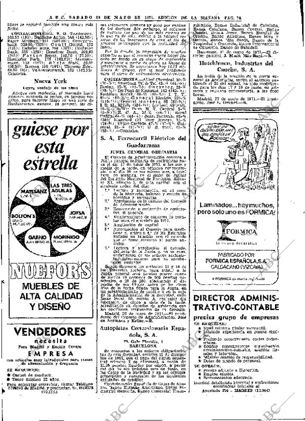 ABC MADRID 29-05-1971 página 76