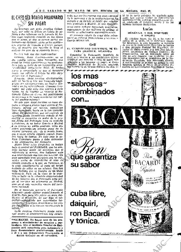 ABC MADRID 29-05-1971 página 89