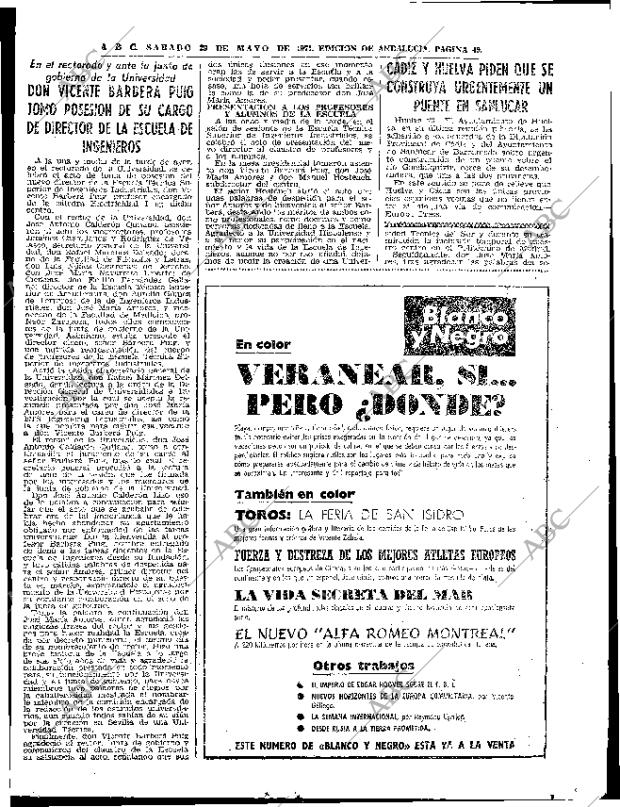 ABC SEVILLA 29-05-1971 página 47